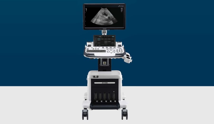Alpinion X-CUBE 70 with Elite cart-based ultrasound system